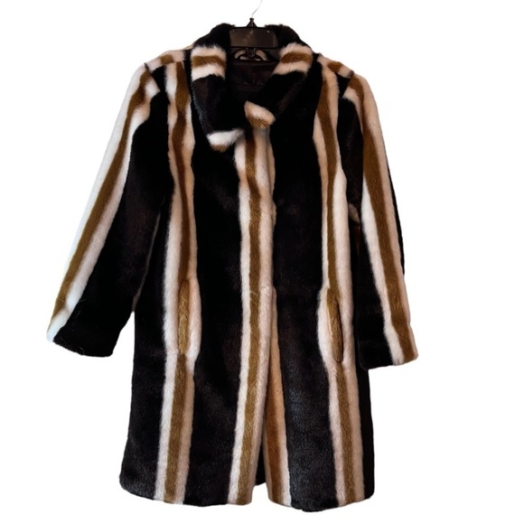 FURIOUS Fur® ‘Primrose’ Trench (Women’s Small, Brown) NEW WITH TAGS - Picture 1 of 8